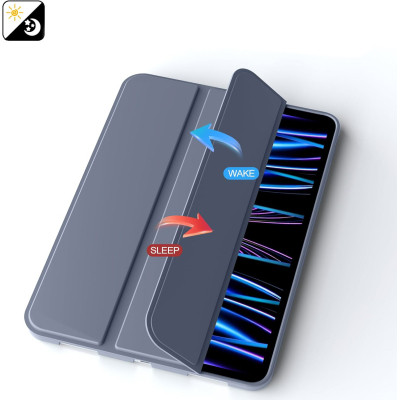 Чехол для планшета Armorstandart Tri Fold Soft TPU Silicone Apple iPad Pro 11" M4 2024 Purple (711749) Винница - изображение 4