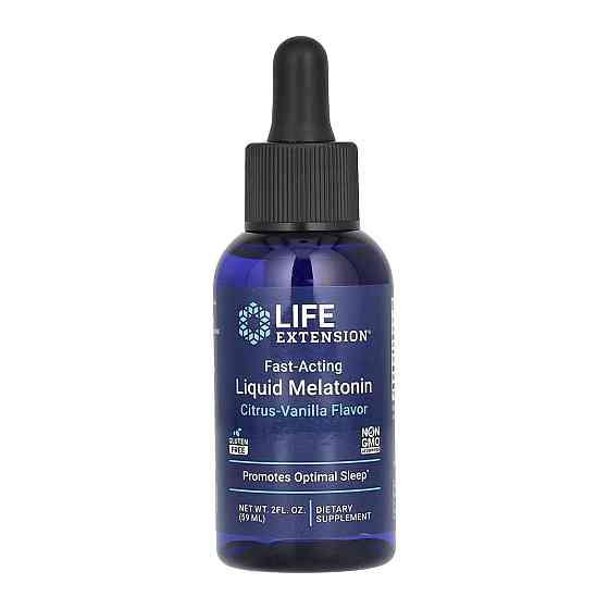Мелатонін рідкий Life Extension Liquid Melatonin цитрусово-ванільний Київ