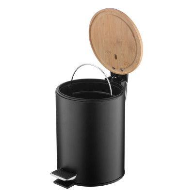 Контейнер для сміття Ardesto Minimalism З педаллю Чорний 3 л (ARHB3601BB) Вінниця - фото 3
