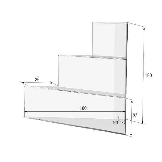 Угловая горка EKOSTAR 180х80х180 Киев