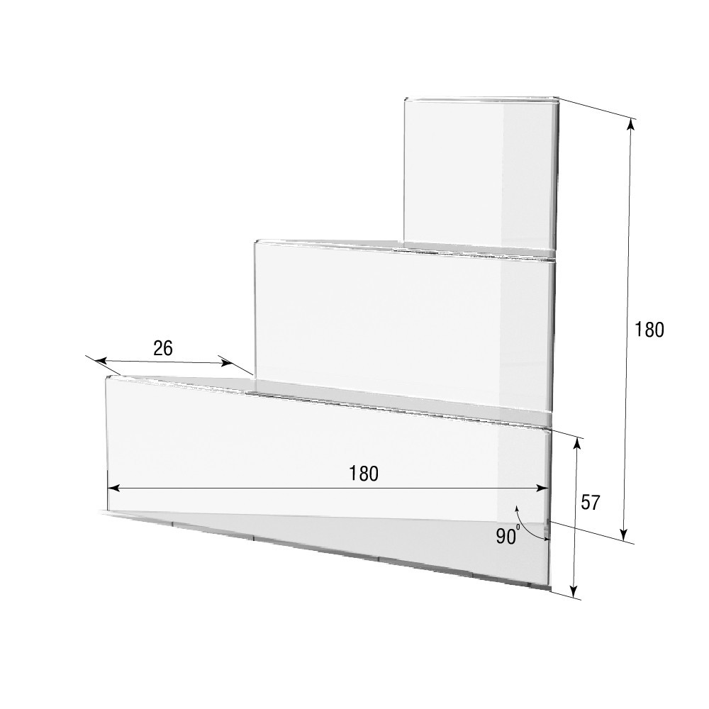 Угловая горка EKOSTAR 180х80х180 Киев - изображение 3