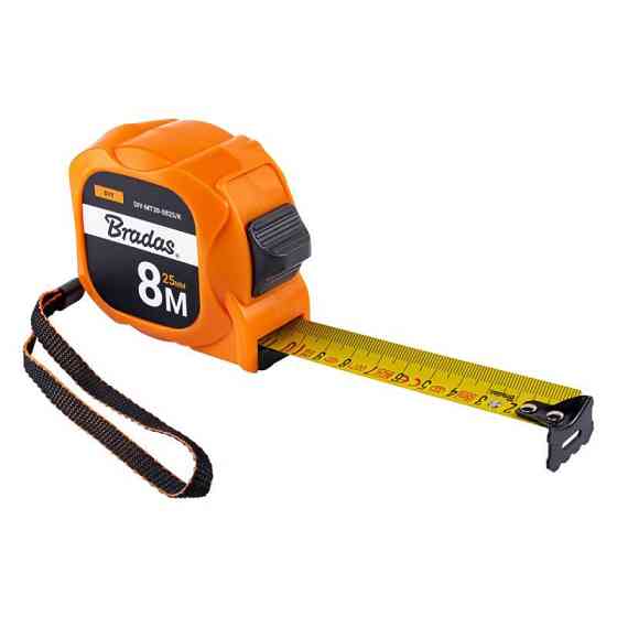 Рулетка на катушке, конец из нержавеющей стали, TINY 8м/25мм, DIY-MT30-0825/K Киев