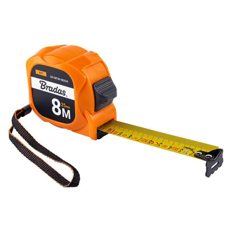 Рулетка на котушці, кінець з нержавіючої сталі, TINY 8м/25мм, DIY-MT30-0825/K Київ - фото 1