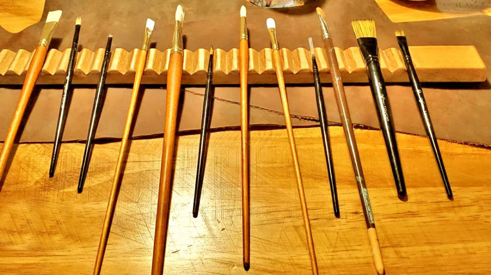 Органайзер для пензлів "Агнес" каррі Миколаїв - фото 1