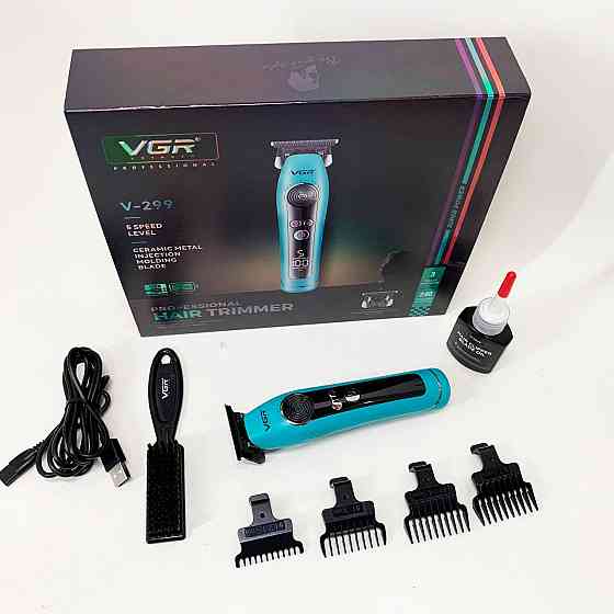 Машинка для окантовки акумуляторна VGR, Машинка для стрижки від акб, Професійний бездротовий тример SC-37 Івано-Франківськ