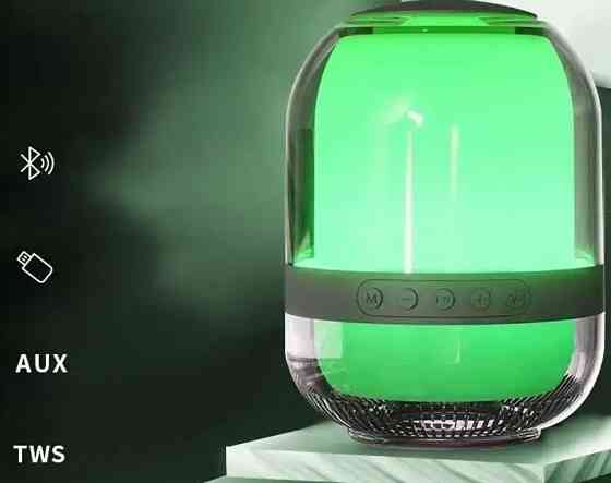 Мощная блютуз колонка з підсвіткою, Fm радіо. Київ