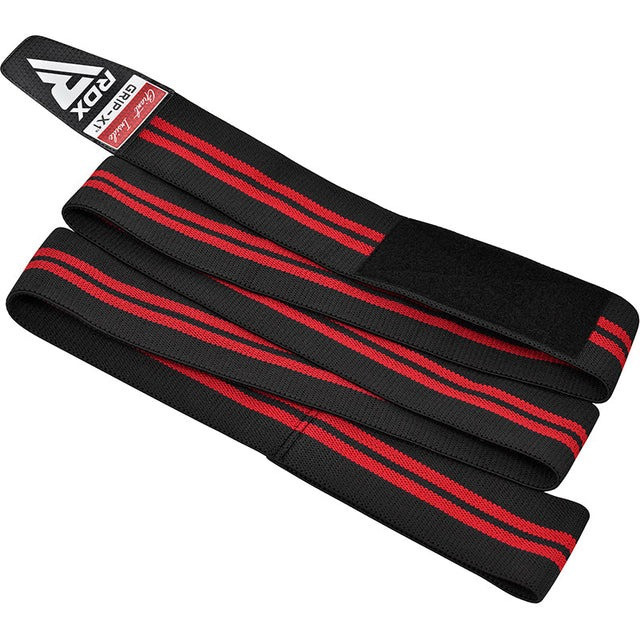 Бинти на коліна RDX GYM KNEE WRAP R11 BLACK/RED Каменское - изображение 2