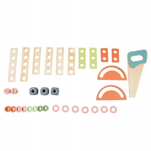 Детская игровая мастерская с деревянными инструментами 3в1 Kruzzel (26546) Нововолынск - изображение 7