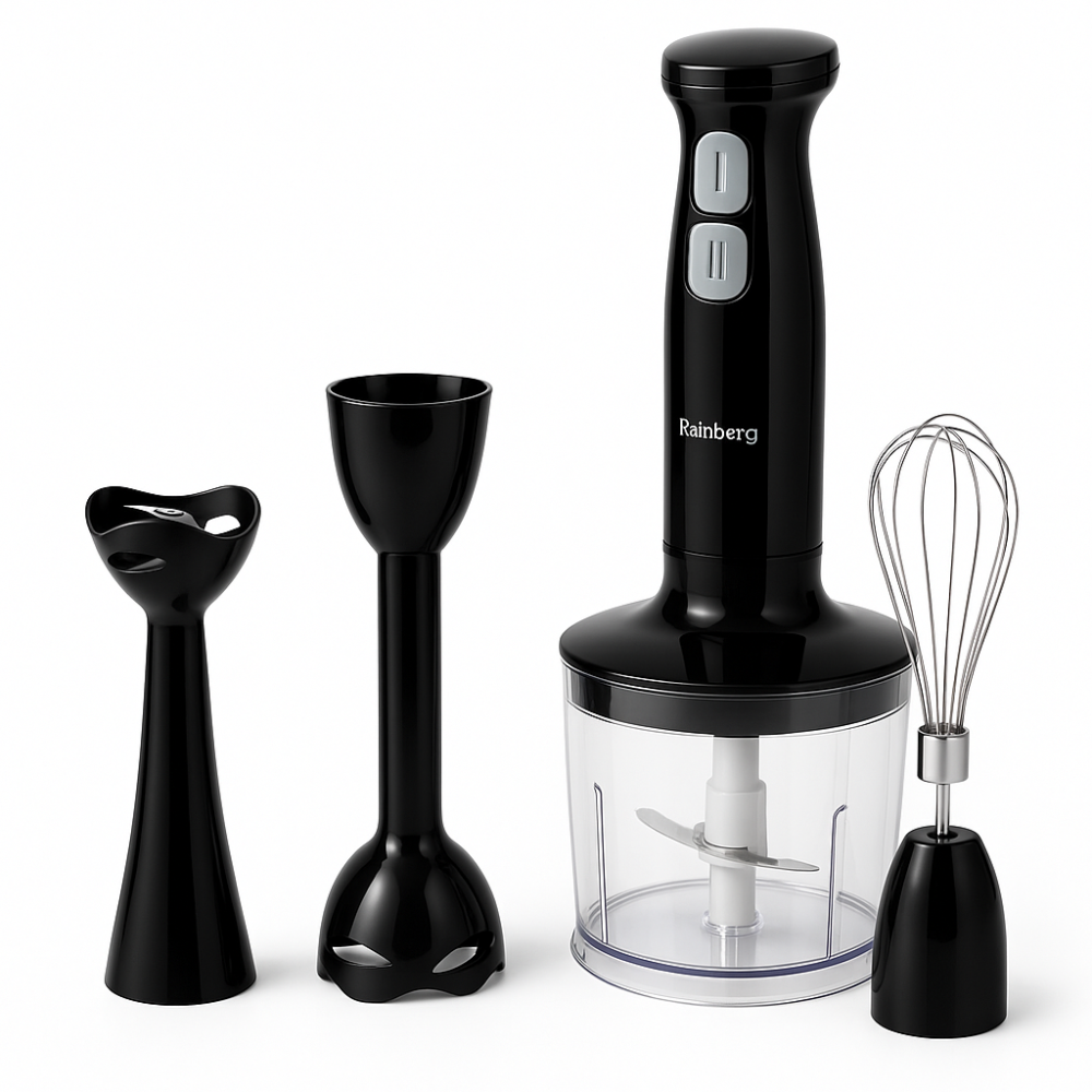 Погружной бытовой блендер насадки Rainberg RB-2243, Блендер для детского пюре кухня HY-43 Львов - изображение 11