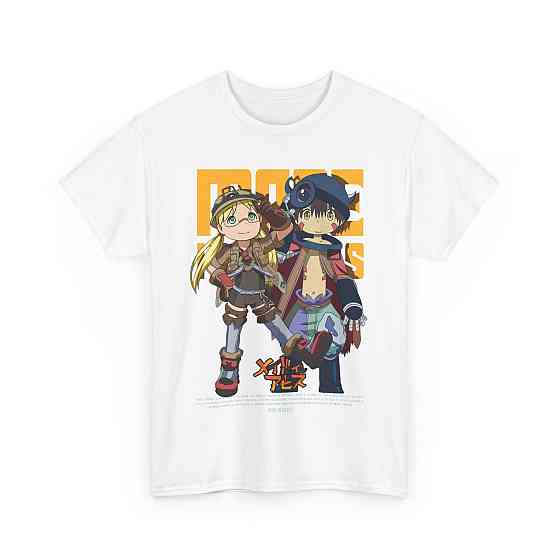 Футболка для мальчика аниме Маде Ін Абйсс Гирл оверсайз (рост от 165 до 180 ) Черний AnimeJ0344m Днепр