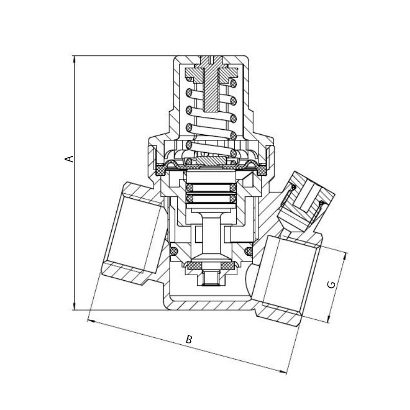 Редуктор тиску Koer KR.1253 3/4 "(KR2666) Київ - фото 2