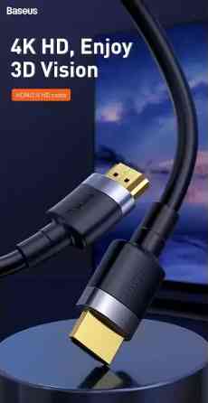 HDMI кабель Baseus Cafule 4K HDMI Male to HDMI Male CADKLF-F01 (Чорний, 2м) Николаев