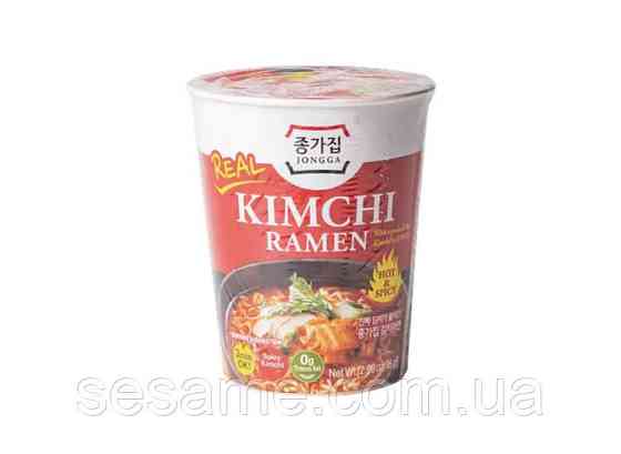 Локшина Nongshim Шин Рамен гостра, швидкого приготування Кімчі 85г Харків