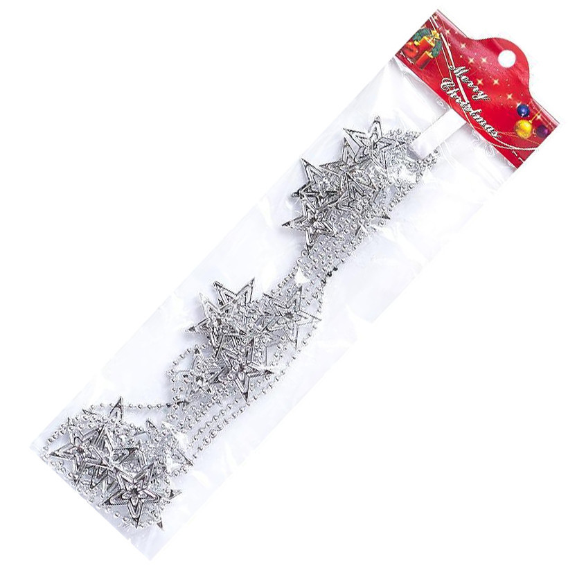 Декоративне намисто на ялинку "Зірочки" XYA-319 розмір 2,7 м Вінниця - фото 2