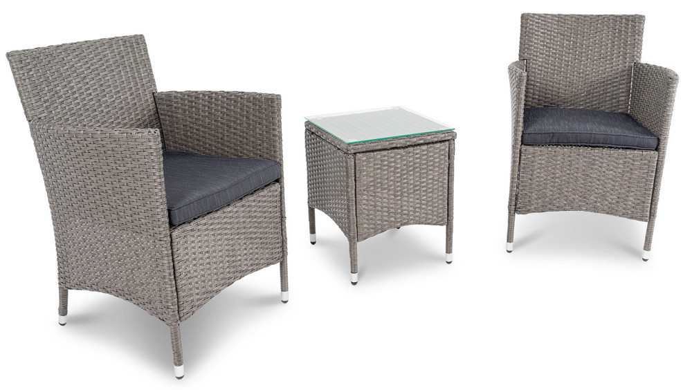 Комплект садових меблів меблі Di Volio Siena сірий/графітовий Киев - изображение 4