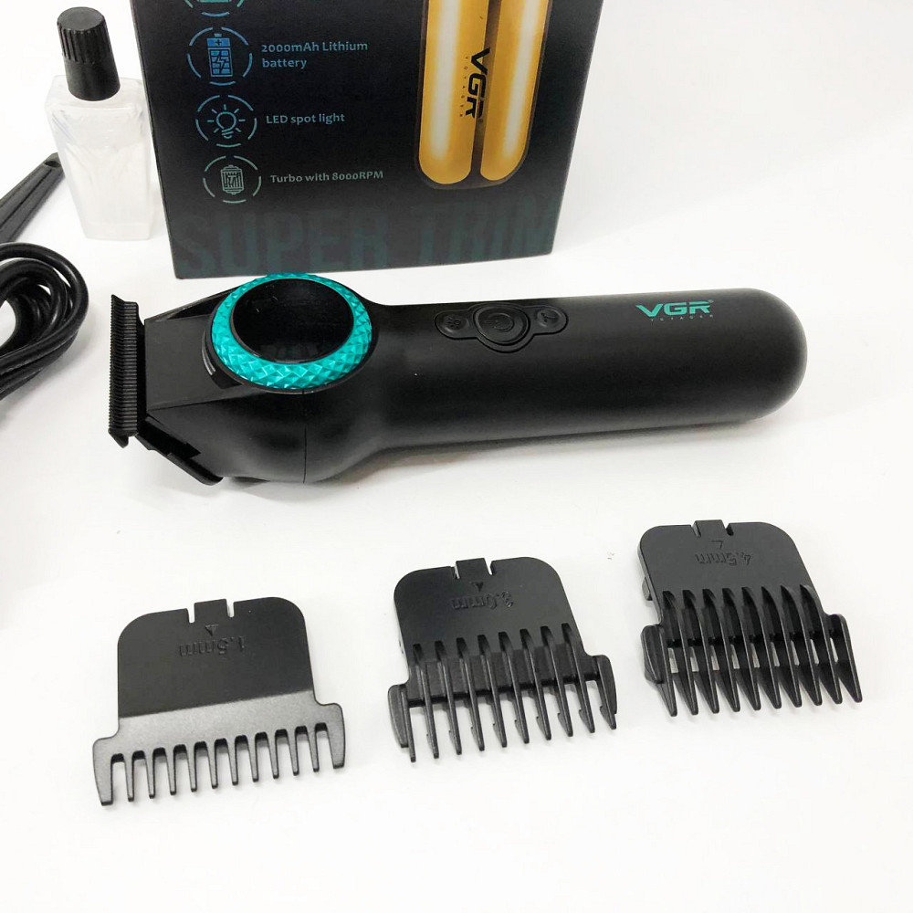 Тример з насадками різної довжини, Набір для стрижки з зарядкою, Машинка для стрижки чоловіча IL-25 Івано-Франківськ - фото 6