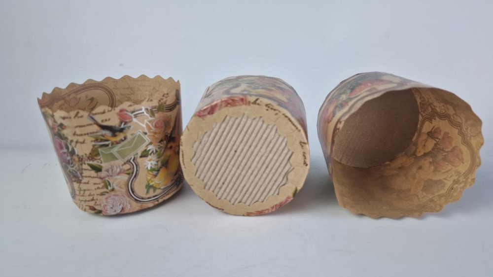 Форми для Пасок 250 гр d90 h85 Вікторіанські 50 шт/пач. Харків - фото 2