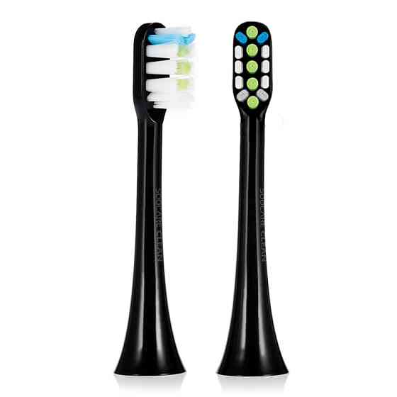 Насадка для зубної щітки Xiaomi SOOCAS X1/X3/X5 BH01B (Чорні, 2 шт) Николаев