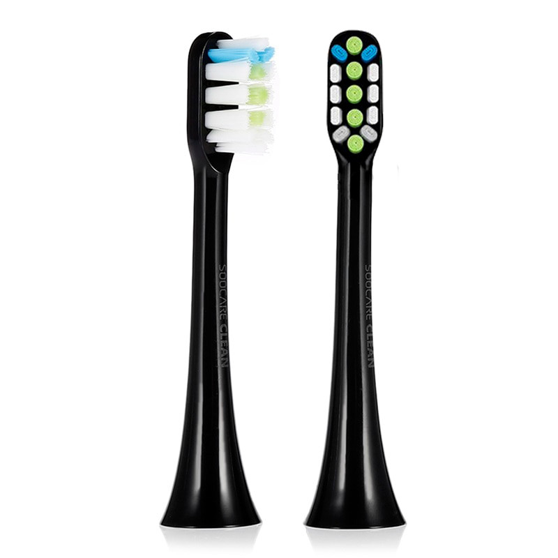 Насадка для зубної щітки Xiaomi SOOCAS X1/X3/X5 BH01B (Чорні, 2 шт) Николаев - изображение 1