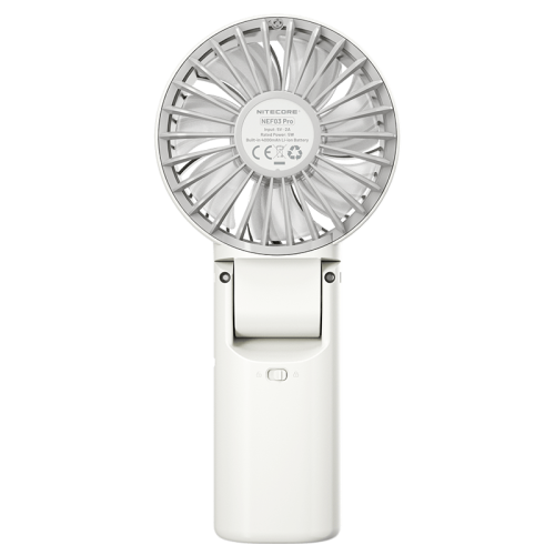 Вентилятор Nitecore NEF03 Pro LED-дисплей до 5.8 м/с (5 швидкостей) Білий Київ - фото 2