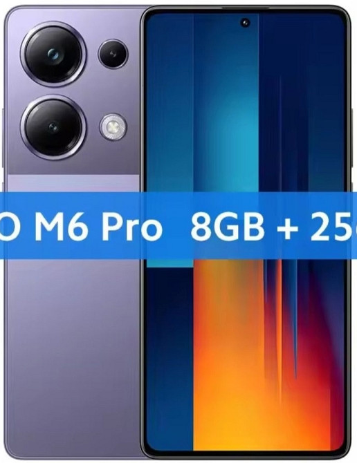 Телефон Xiaomi ROCO M6 Pro 8/256Gb. Black/ Blue G99 Ultra 5000mAh. 67W. ХИТ. Киев - изображение 6