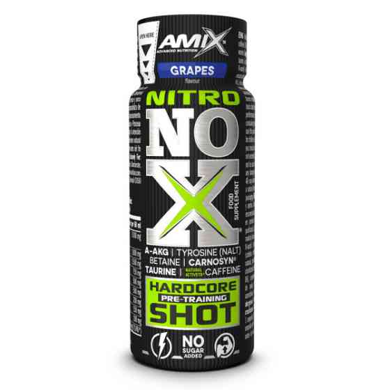 Предтренировочный комплекс Amix NitroNox Shot 60ml (Grapes) Луцк