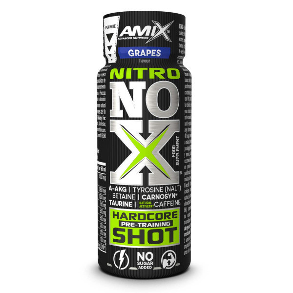 Предтренировочный комплекс Amix NitroNox Shot 60ml (Grapes) Луцк - изображение 1