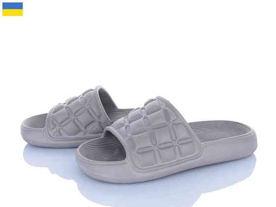 Шлепанцы женские серые новинка легкие удобные красивые ЭВА 39 Одесса