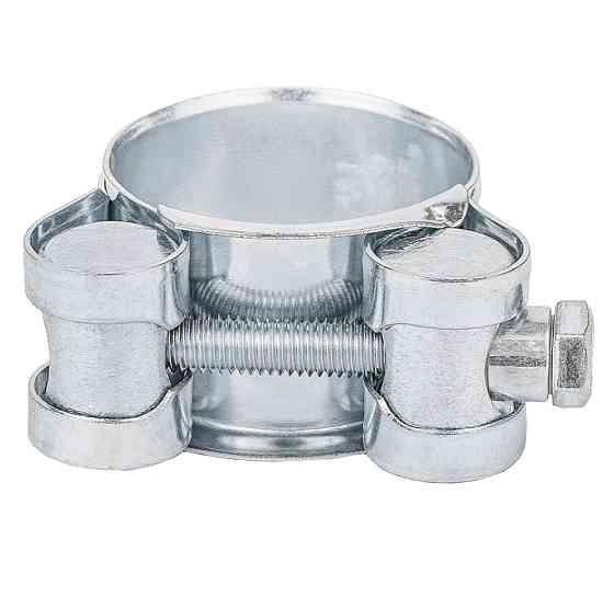 Хомут силовой оцинкованный 18мм Ø26-28мм (КРАТНО 10шт) SIGMA (2509071) Киев