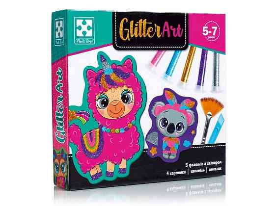 Набір для творчості Glitter Art. Блискучі звірята VT4501-11 (укр) ТМ VLADI TOYS Київ