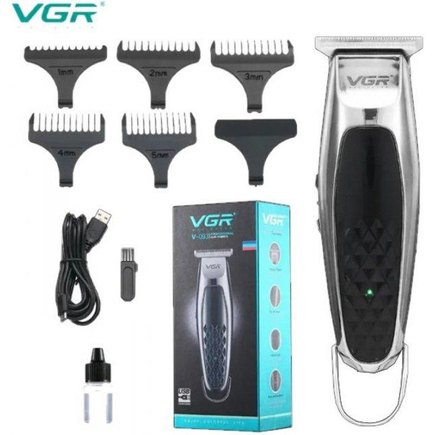 Професійна машинка для стрижки волосся на акумуляторі VGR V-093, Машинка для стрижки волосся і гоління GO-84 Івано-Франківськ - фото 8