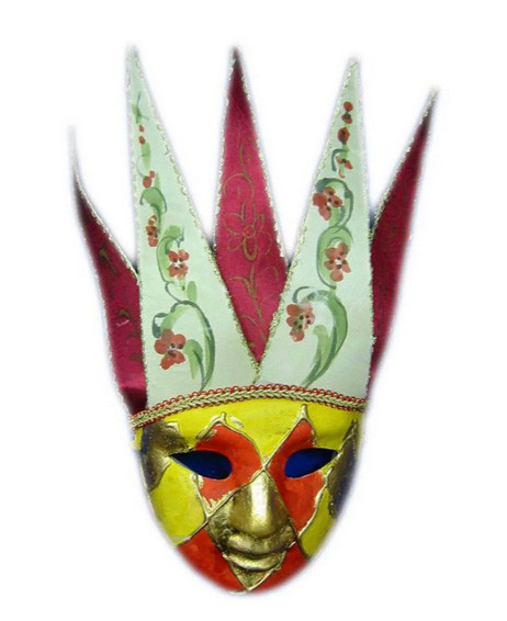 Маска карнавальна венеціанська Шута Київ - фото 1