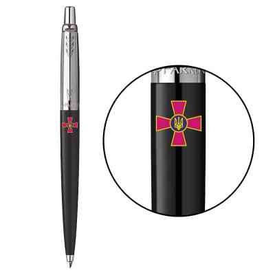 Ручка кулькова Parker JOTTER 17 Originals ARMY Black CT BP Емблема ЗСУ + блокнот Parker + подар.упаковка (15632b24_W0010u) Вінниця