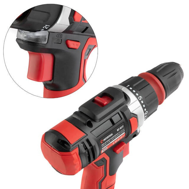 Дриль-Шуруповерт акумуляторний INTERTOOL WT-0317 Коломия - фото 8