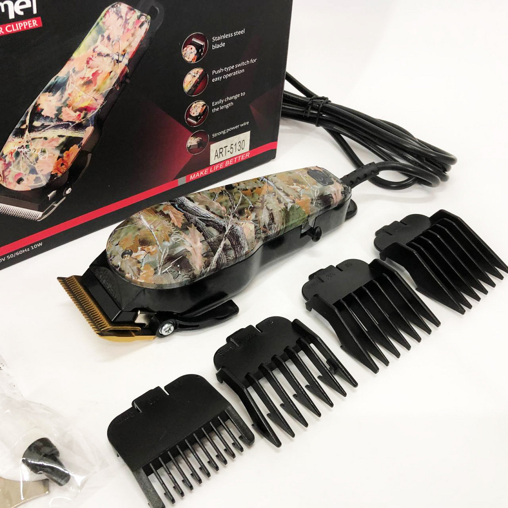 Электробритва для стрижки головы GEMEI GM-1018, Машинка для стрижки волос проводная QZ-98 Львов - изображение 3