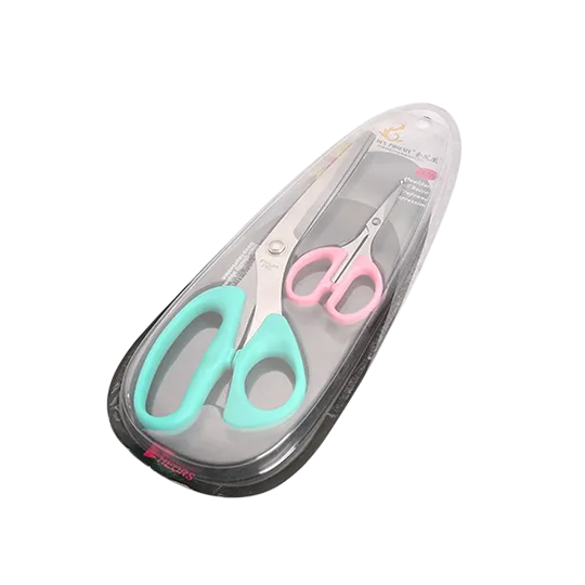 Ножницы портновские из нержавеющей стали с пластиковой ручкой для шитья, набор ножниц 2в1, зеленого цвета Каменец-Подольский