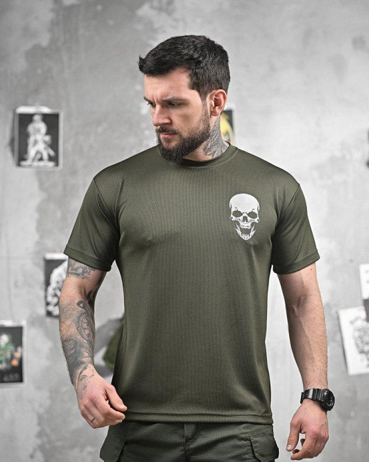 Тактическая потоотводящая футболка NECRON девушка олива ДЛ6381 Одесса - изображение 2