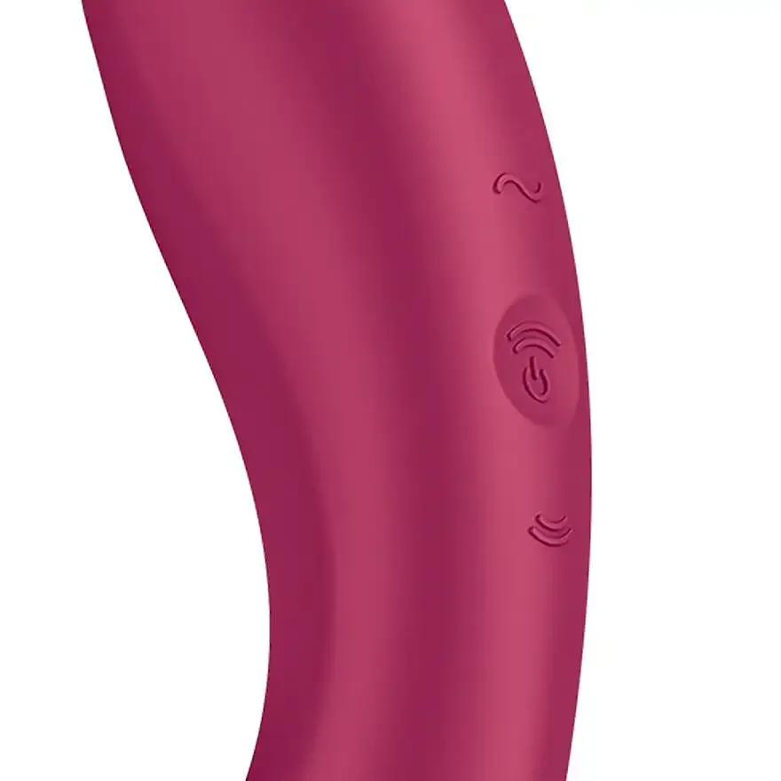 Вакуумний стимулятор з вібрацією Satisfyer Curvy Trinity 1 Red, іграшка 3в1 Львів - фото 3