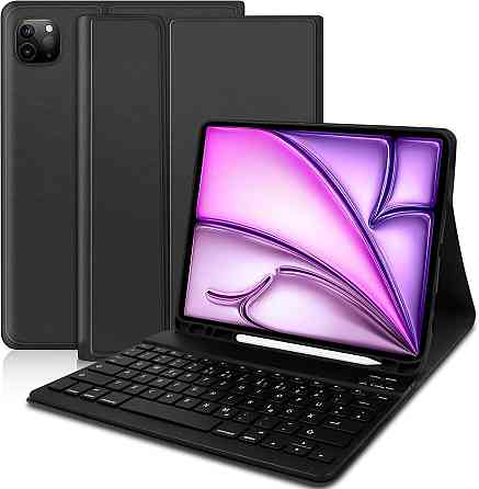 Захисний чохол-клавіатура для iPad Air 13 Inch M2 / iPad Air 2024 / iPad Pro 12,9 дюймів (6-го, 5-го Дніпро