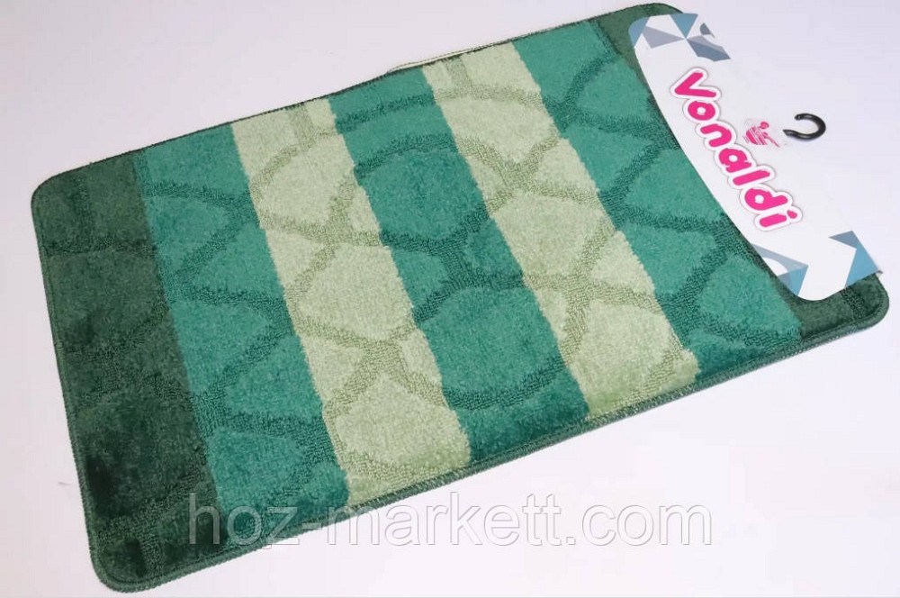 Коврик для ванной и туалета зеленый производство Турция Харьков - изображение 1