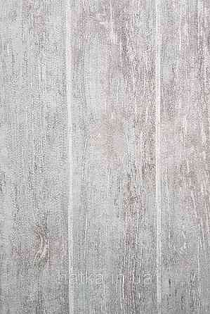 Обои винил на флизелине горячего тиснения DU&KA  Voyage1.06х10 лофт под доску структурные серые с бирюзовым Киев