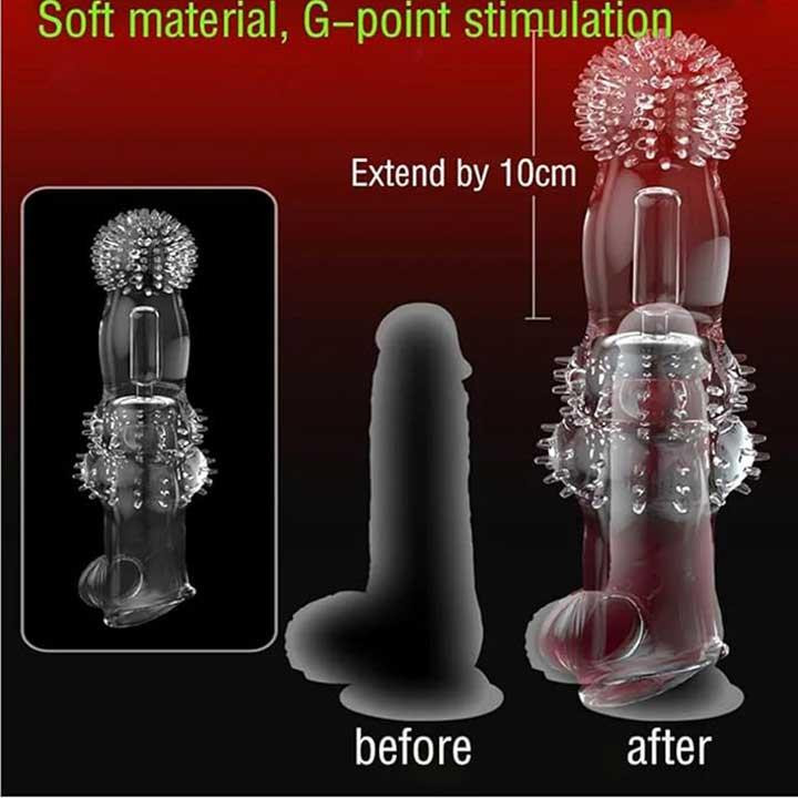 Вібронасадка для збільшення пінису 24,5 см. Збільшує пінист на 10 см Вінниця - фото 2