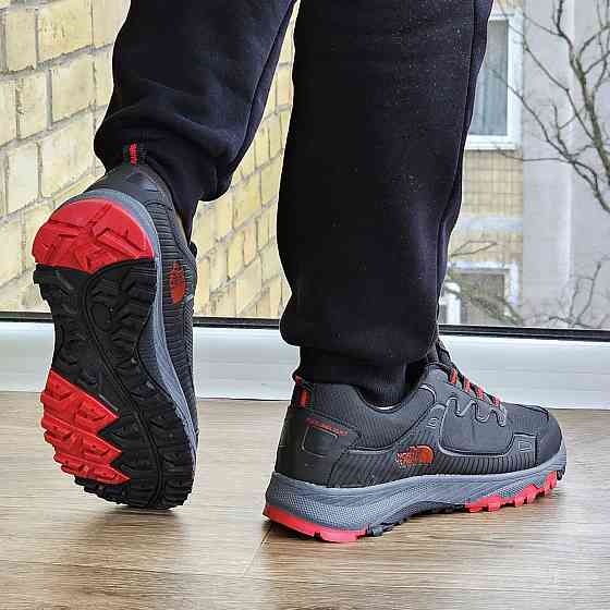 Мужские Кроссовки The North Face Черные с Красным Норт Фейс (размеры: 40,41,42,44) ВидеоОбзор Днепр