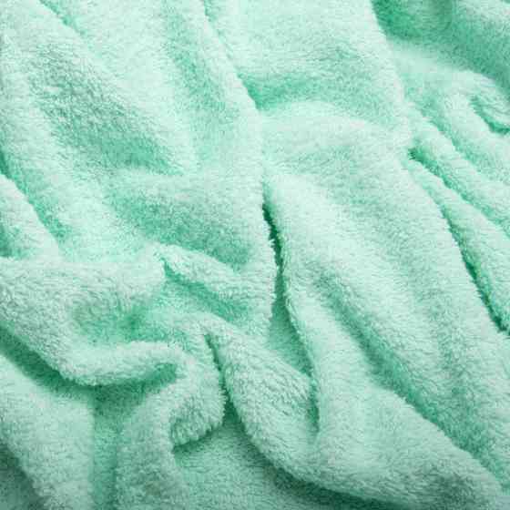 Набор 2 в 1 полотенец для душа и ванной для лица и тела,комплект банных флисовых полотенец 2 шт, бирюзовый Каменец-Подольский