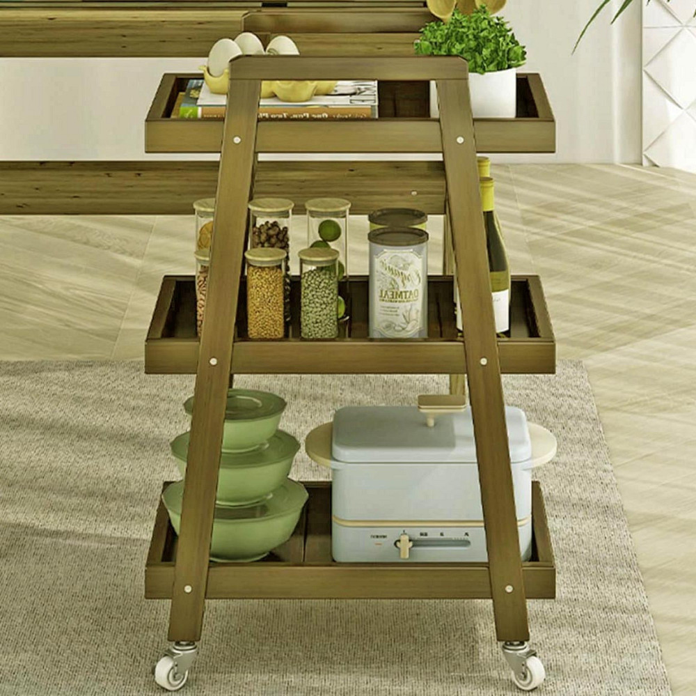 Етажерка для ванної на коліщатах "Одарін" мускат Миколаїв - фото 1