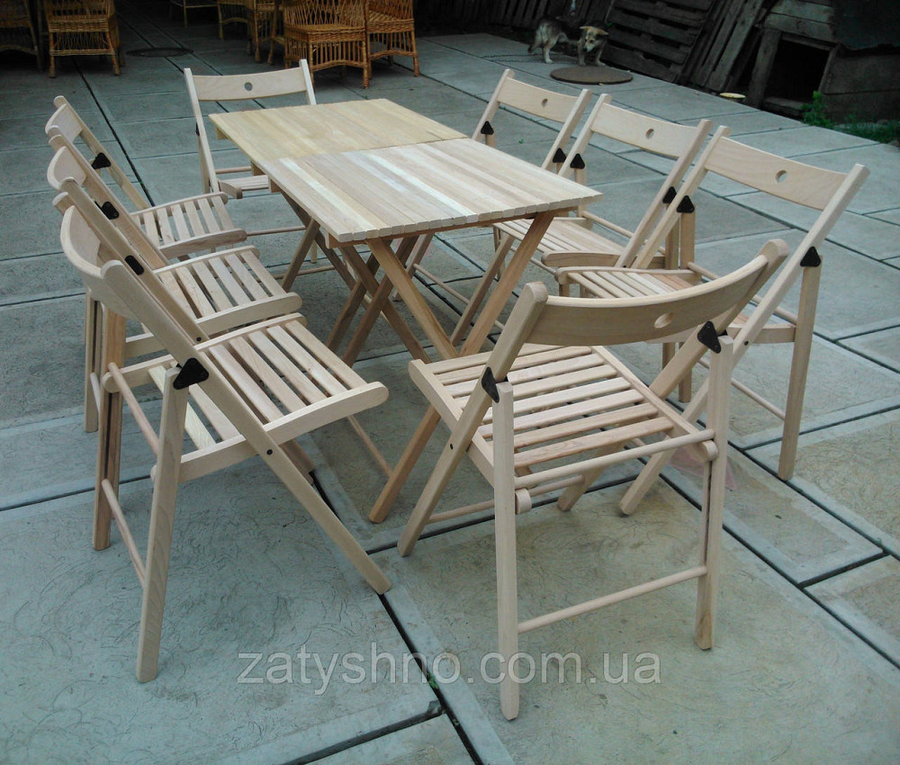 Дерев'яні складні меблі з бука Київ - фото 7