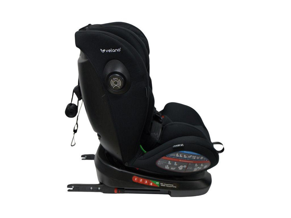 Автокресло VELANO Aura 360° i-Size 40-150 см, ISOFIX, black Киев - изображение 4