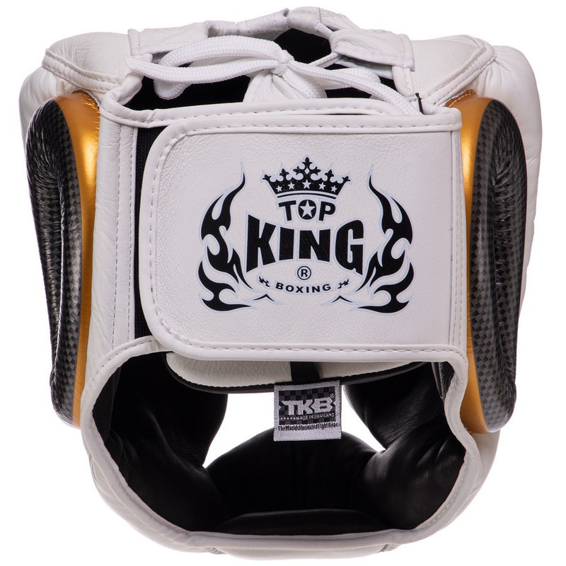 Шлем боксерский с полной защитой кожаный TOP KING-01 S-XL Шлемы для бокса и единоборств Киев - изображение 6