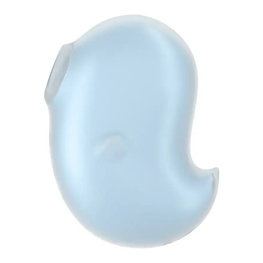 Вакуумний кліторальний стимулятор із вібрацією Satisfyer Cutie Ghost Blue Львів - фото 2