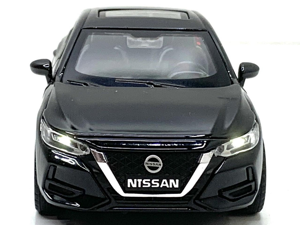 Машина Автосвіт Nissan selfie інерційна масштаб 1:32 відчиняються двері капот багажник 15 см Чорна (AP-2084) Чернігів - фото 2